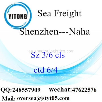 Puerto de Shenzhen LCL consolidación a Naha